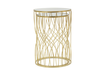 Table Ligne – Modernité graphique Ø38x55-33x50 cm