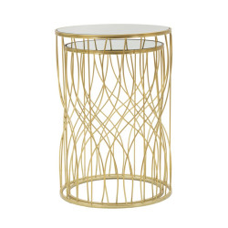 Table Ligne – Modernité graphique Ø38x55-33x50 cm