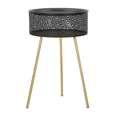 Table Blacky Haute – Chic audacieux Ø40x65 cm