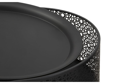 Table Blacky Haute – Chic audacieux Ø40x65 cm