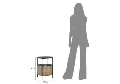 Table Osaka – Harmonie nippone Ø40x50 cm