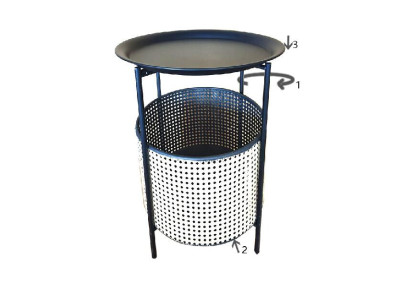 Table Osaka – Harmonie nippone Ø40x50 cm