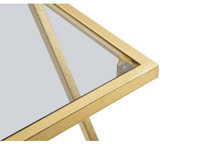 Table d’appoint Z – Duo géométrique 40x40x60 - 30x30x50 cm