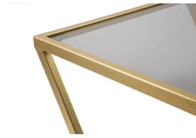 Table d’appoint Z – Duo géométrique 40x40x60 - 30x30x50 cm