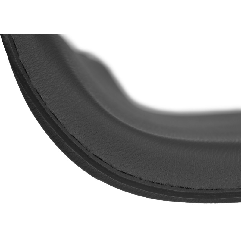 Sgabello bar Dyn in similpelle nero