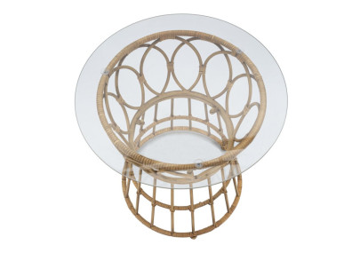 Table basse Panama Circle – Élégance compacte Ø50x50 cm