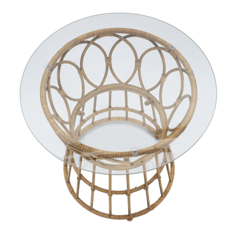 Table basse Panama Circle – Élégance compacte Ø50x50 cm