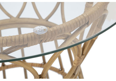 Table basse Panama Circle – Élégance compacte Ø50x50 cm