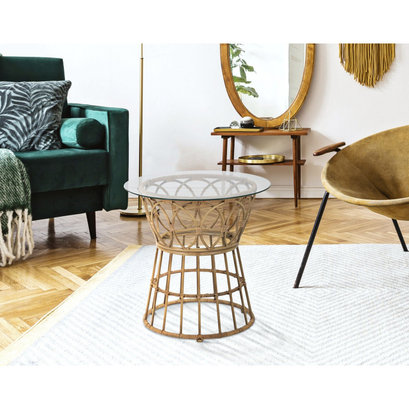 Table basse Panama Circle – Élégance compacte Ø50x50 cm