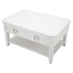 Table basse Brillante – Reflet luxueux 90x60x47 cm
