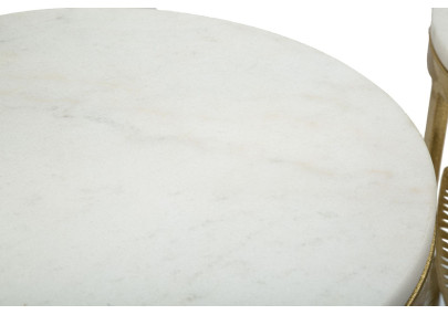 Rallonges de table élégantes – Duo pratique Ø35x65,5 - 30x60,5 cm