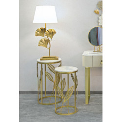 Rallonges de table élégantes – Duo pratique Ø35x65,5 - 30x60,5 cm