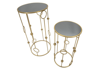 Cage de table – Sculpture aérienne Ø50x100 - 40x80 cm