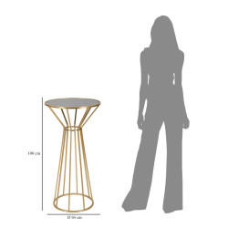 Table Simple Nouvelle – Sobriété raffinée Ø50x100 cm