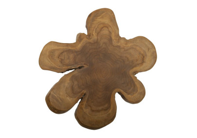 Table basse Bintang – Bois de teck naturel 50x47x50 cm