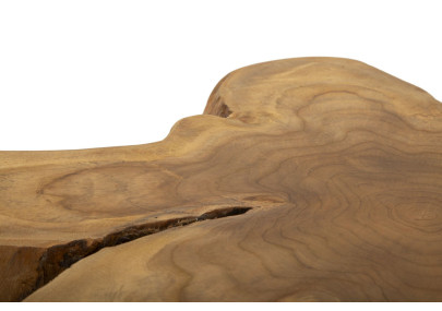 Table basse Bintang – Bois de teck naturel 50x47x50 cm