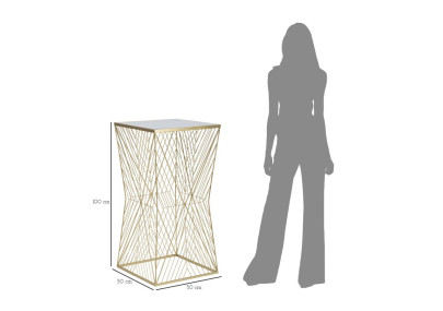 Support Téléphone Lignes I – Structure cristalline 50x50x100 cm