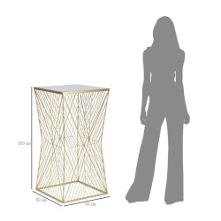 Support Téléphone Lignes I – Structure cristalline 50x50x100 cm