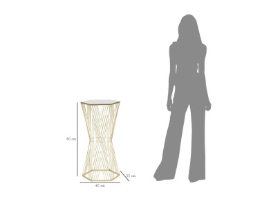 Support Téléphone Lignes II – Élégance équilibrée 40x35x80 cm