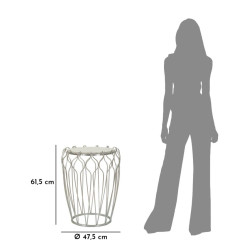 Crochet de Table – Courbes harmonieuses Ø47,5x61,5 cm