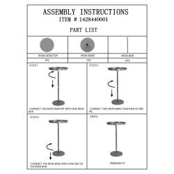 Table Doha Grande – Opulence dorée Ø51x100 cm