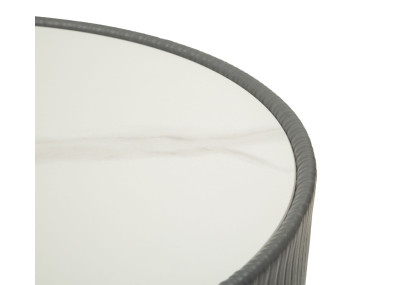 Table basse Elge Petite – Élégance compacte Ø46x45 cm