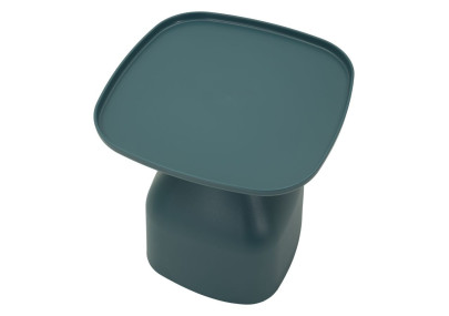 Table Gea Bleue Haute – Accent contemporain 48x48x50 cm
