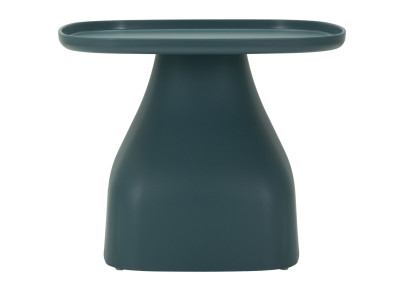Table Gea Bleue Basse – Modernité subtile 48x48x38 cm