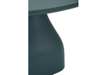 Table Gea Bleue Basse – Modernité subtile 48x48x38 cm