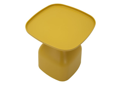 Table Gea Jaune Haute – Touche solaire 48x48x50 cm
