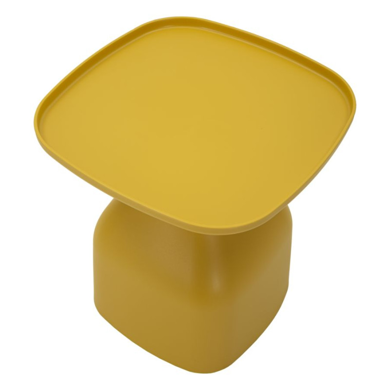 Table Gea Jaune Haute – Touche solaire 48x48x50 cm