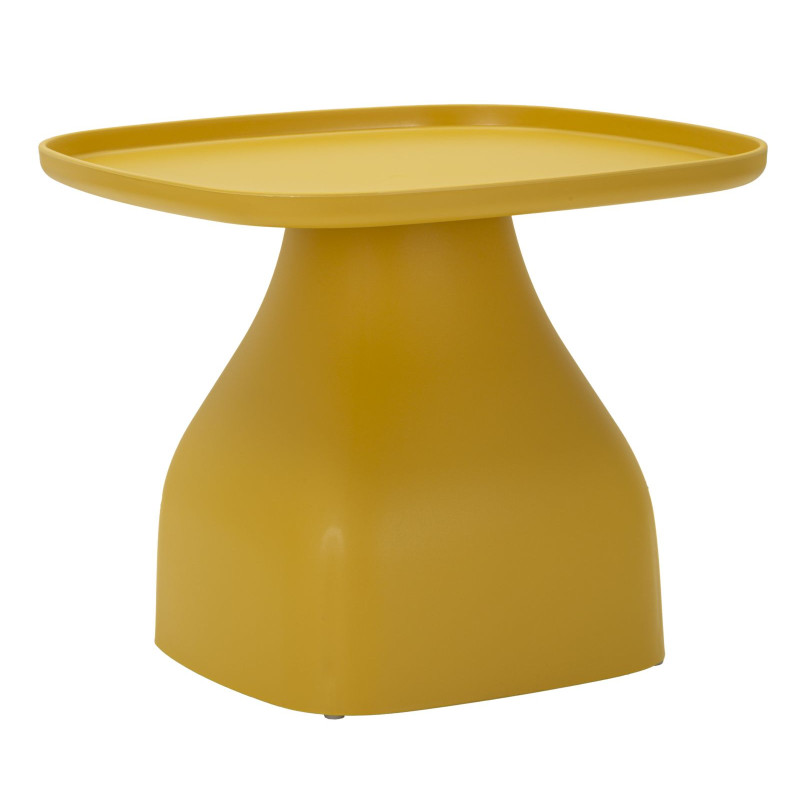 Table Gea Jaune Basse – Douceur estivale 48x48x38 cm