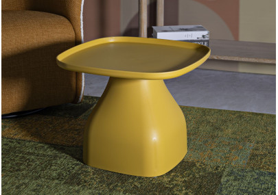 Table Gea Jaune Basse – Douceur estivale 48x48x38 cm