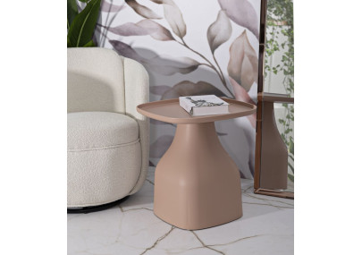 Table Gea Rose Haute – Raffinement poudré 48x48x50 cm