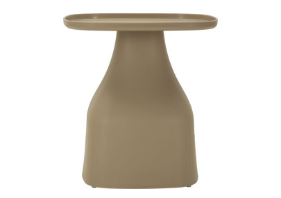 Table Gea Grise Haute – Sobriété urbaine 48x48x50 cm