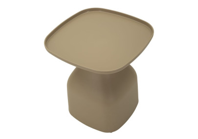 Table Gea Grise Haute – Sobriété urbaine 48x48x50 cm