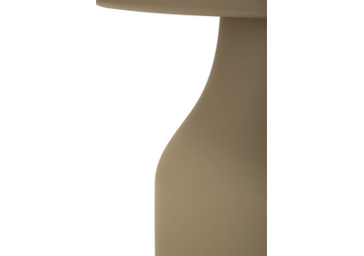 Table Gea Grise Haute – Sobriété urbaine 48x48x50 cm