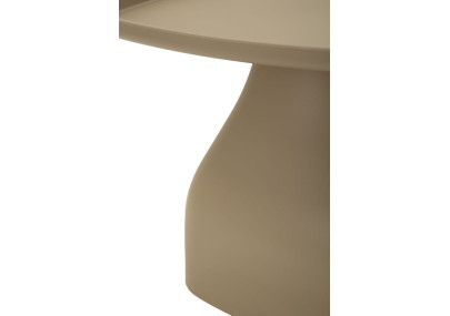 Table Gea Grise Basse – Style apaisé 48x48x38 cm