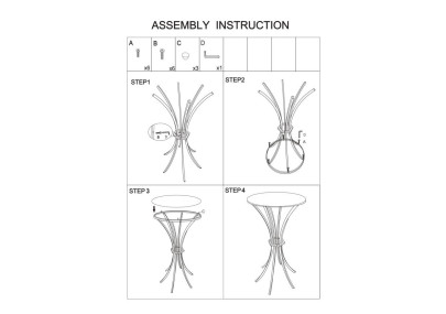 Table de salle à manger Shanty – Charme arrondi Ø100x80 cm