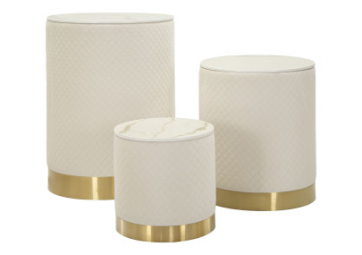 Magasin d’exposition – Ensemble 3 pièces design Ø60x80 - 50x60 - 40x40 cm