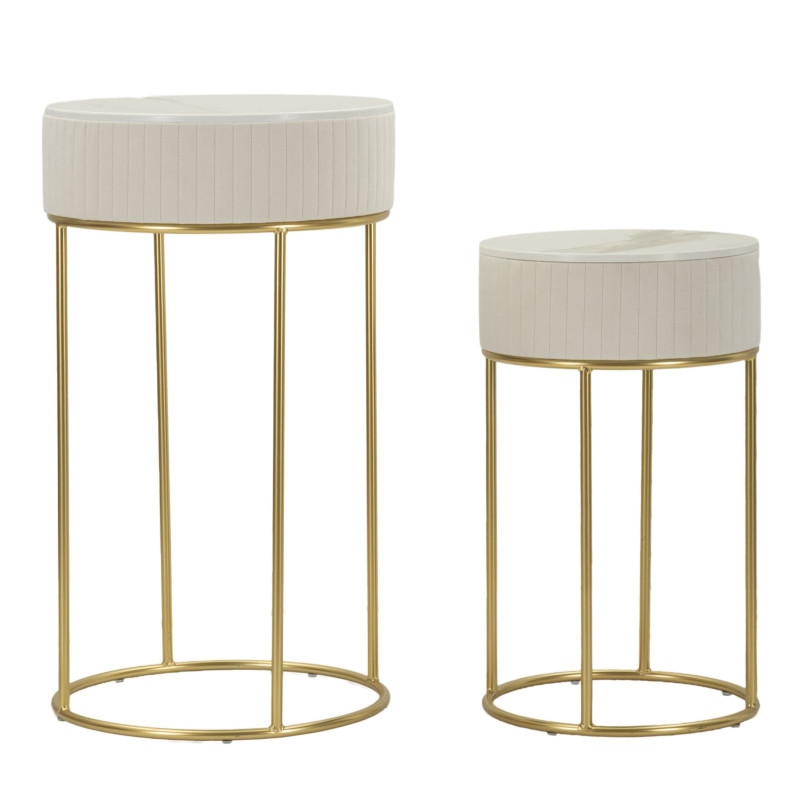 Tables hautes rondes mariage – Élégance festive Ø50x90 - 40x70 cm