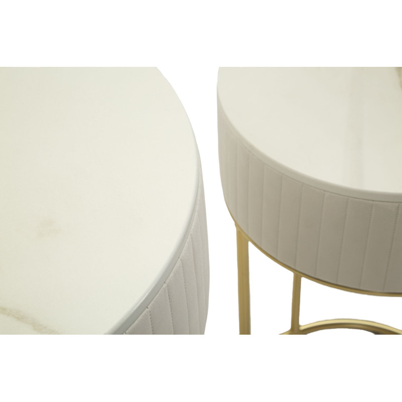 Tables hautes rondes mariage – Élégance festive Ø50x90 - 40x70 cm