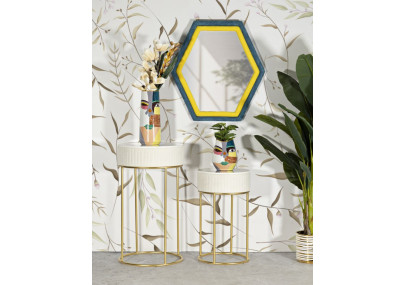 Tables hautes rondes mariage – Élégance festive Ø50x90 - 40x70 cm