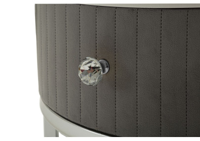 Tables basses Grises – Chic intemporel Ø70x45 - 50x40 cm