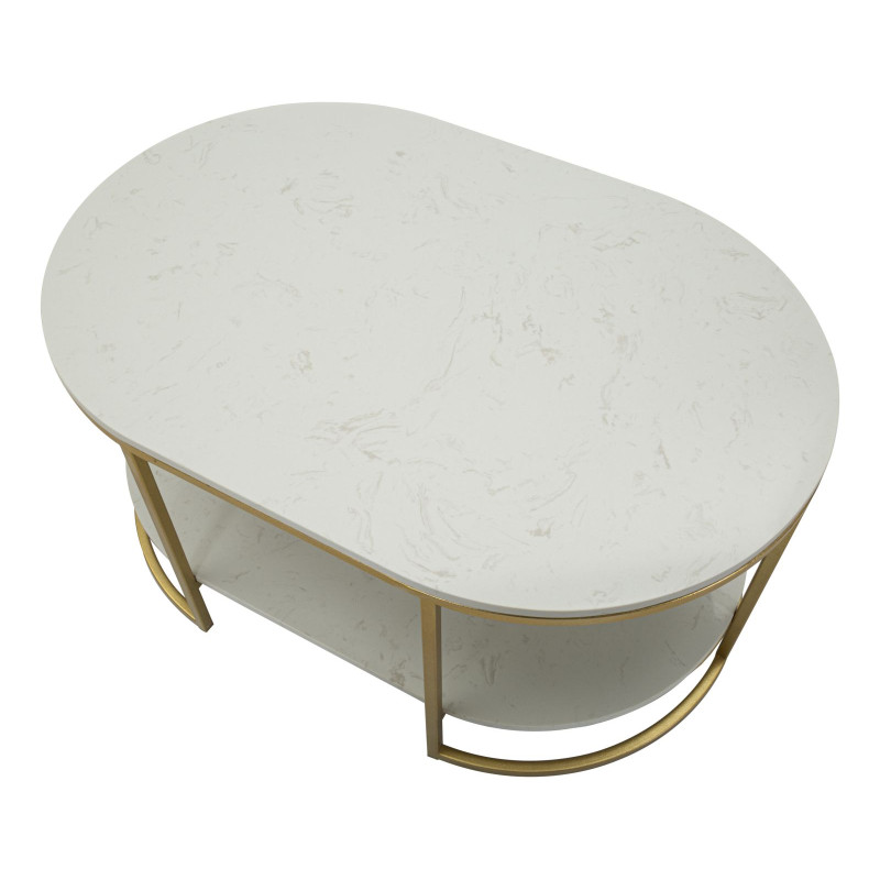 Table basse Izmir – Sobriété orientale 90x60x45 cm