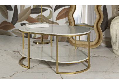 Table basse Izmir – Sobriété orientale 90x60x45 cm