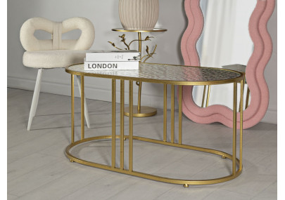 Table basse Antalia – Design épuré 90x50x45 cm