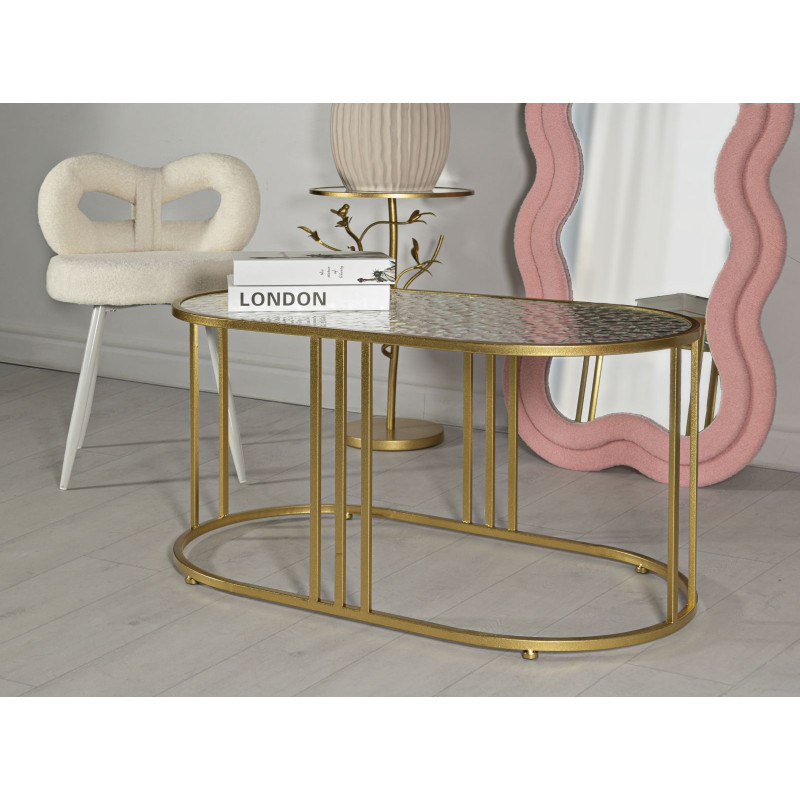 Table basse Antalia – Design épuré 90x50x45 cm
