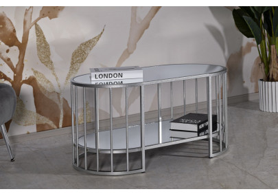 Table basse Smirne – Inspiration côtière 90x50x45 cm