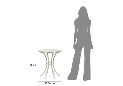 Table Istanbul – Style ottoman Ø56x68 cm